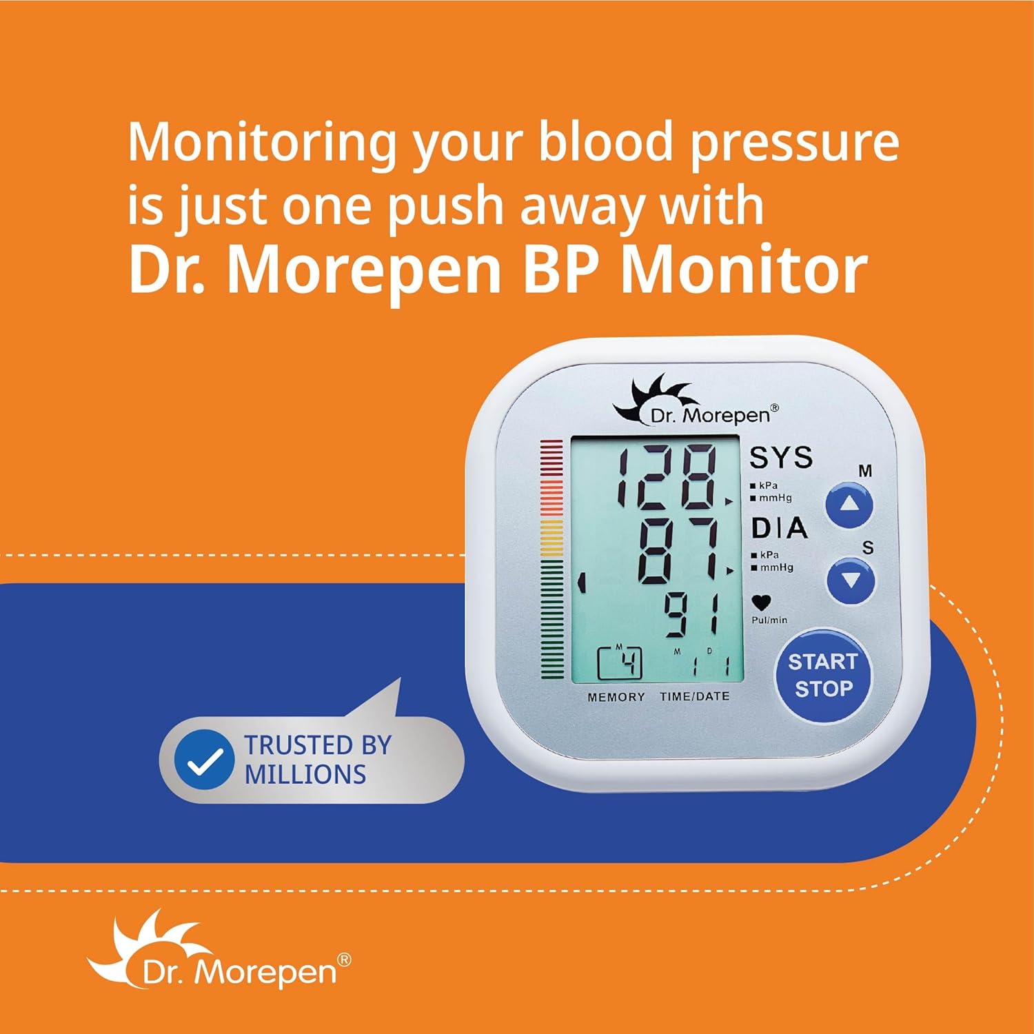 Dr. Morepen Blood Pressure Monitor Model BP-02