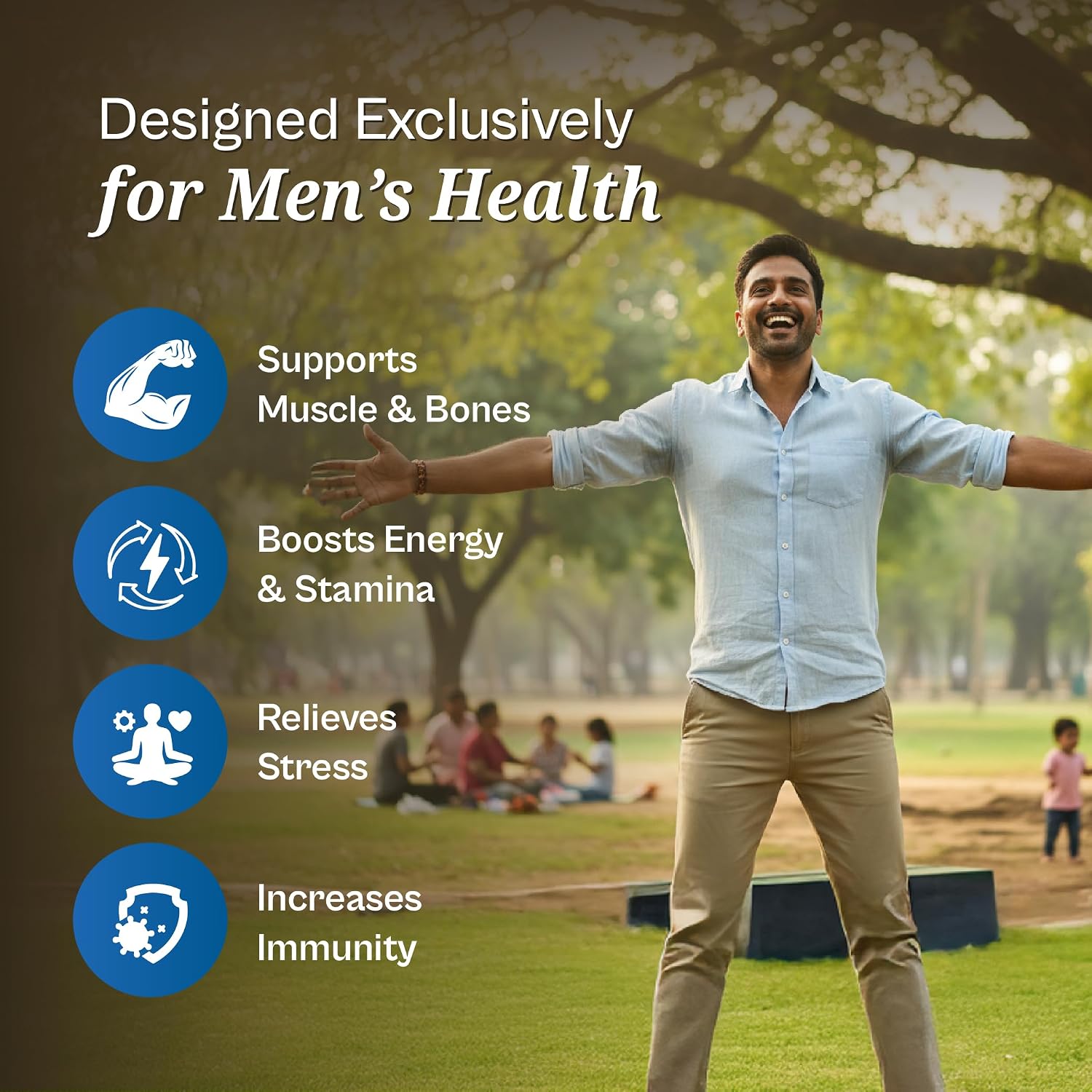 Tata 1mg Multivitamin for Men | 13 Vitamins, 10 Minerals, Zinc & Magnesium | Energy, Immunity, Vitality & Muscle Strength | 60 Tablets | 1 Per Day