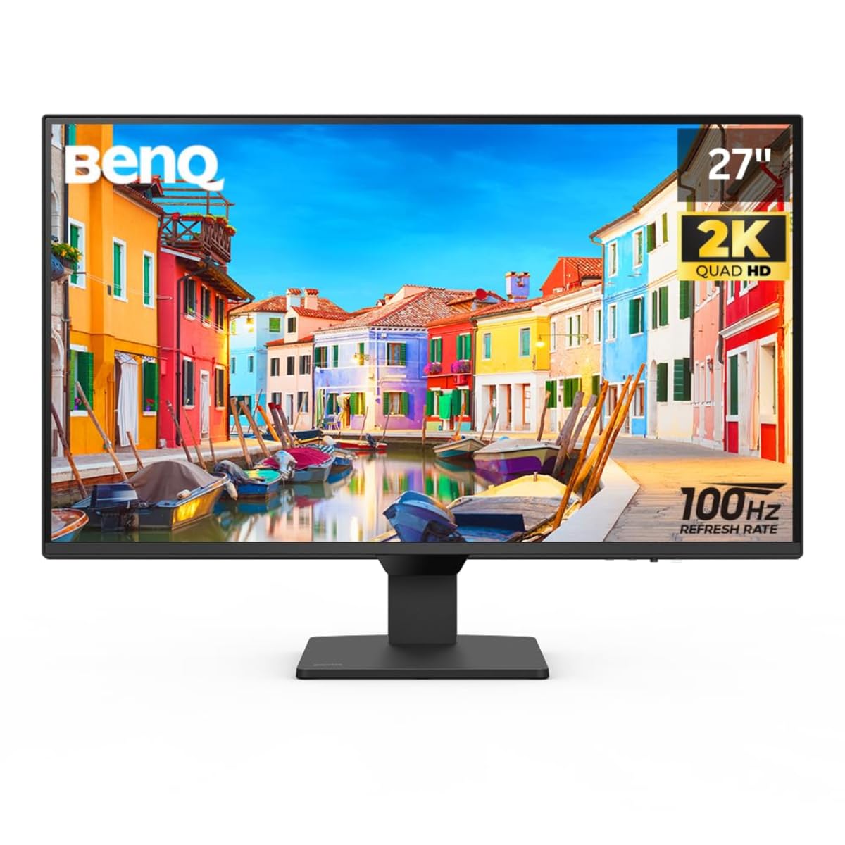 BenQ GW2790Q, 27 Inch (68.58 cm), IPS, 2K QHD 2560x1440, 100Hz, Black, 99% sRGB, 1500:1 CR, Eye-Careu, Dual HDMI, DisplayPort, Bezel-Less, Eyesafe, Wall Mountable Monitor